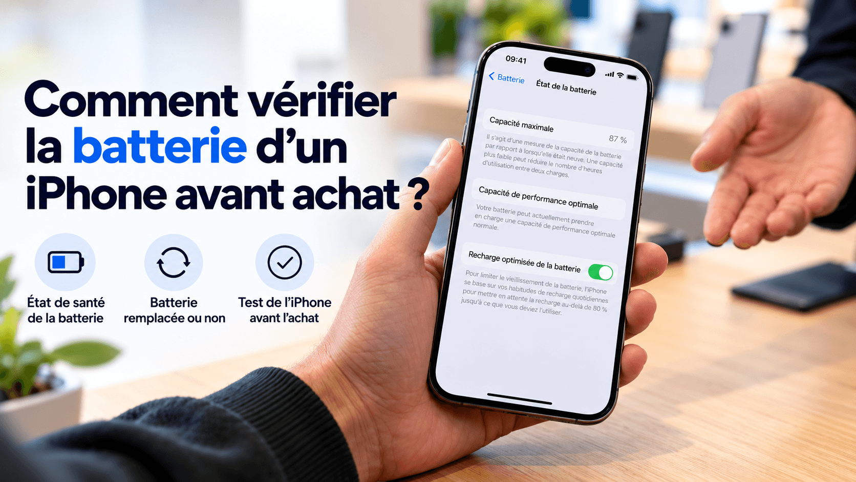 Comment vérifier la batterie d’un iPhone avant achat ?